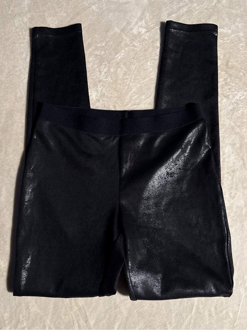 HUE Black Stretch Leggings